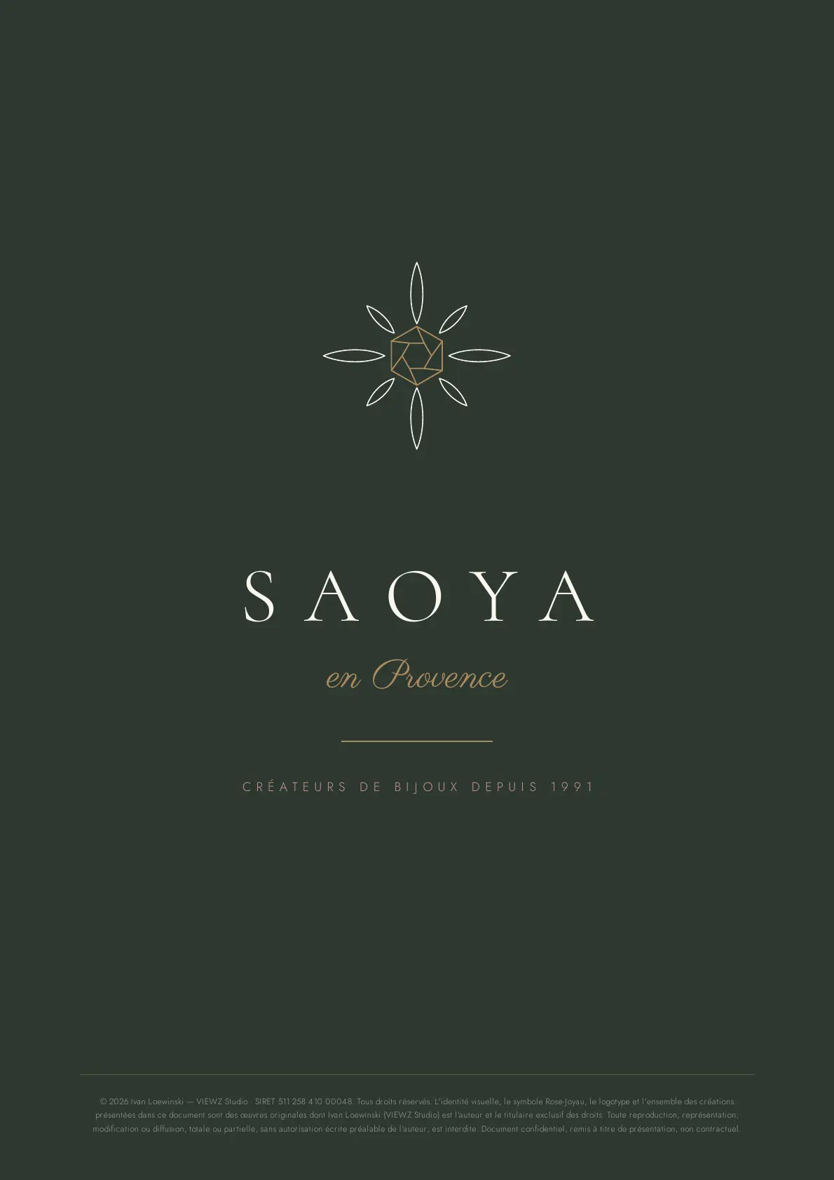 Planche de couverture de la charte essentielle SAOYA en Provence